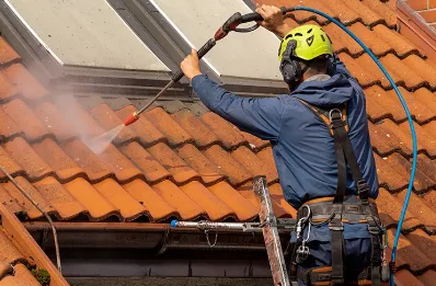 Démoussage et hydrofuge de toiture à Janaillat